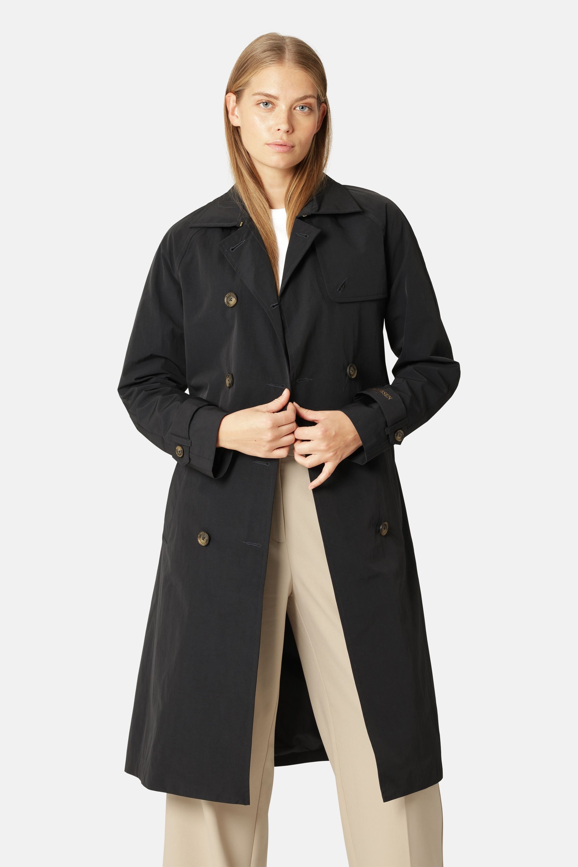 Teknisk Regnrock Trench - Dark Indigo
